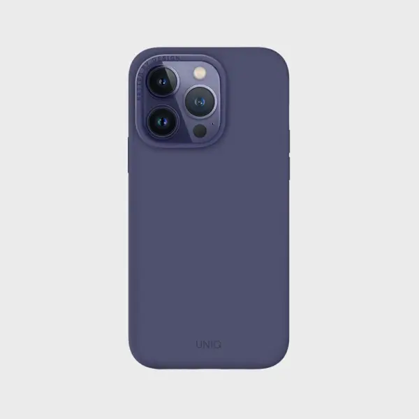 UNIQ LINO LIQUID SILICONE CASE WITH DUAL-LAYER HYBRID PROTECTION FOR IPHONE 2022 14 PRO | PURPLE